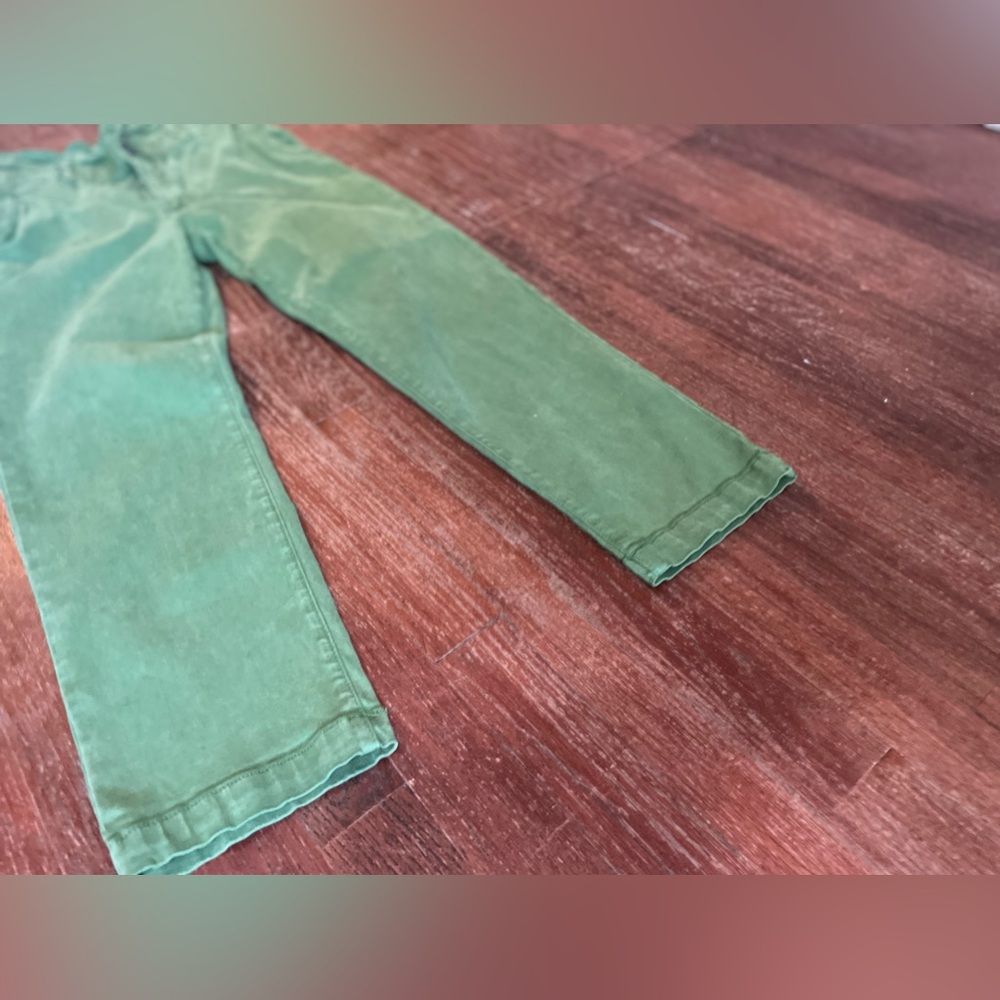 Kut From The Kloth Rachael High Rise Paper Bag Waist - Size 6 - Grass color - Picture 8 of 12